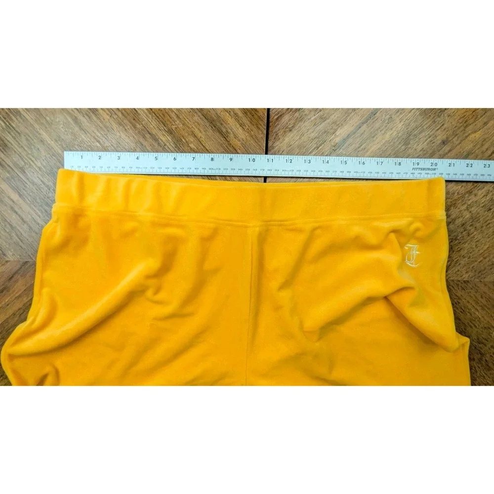 Juicy Couture x Olay Limited Edition Velour Track Pants Marigold‎ Yellow 2X